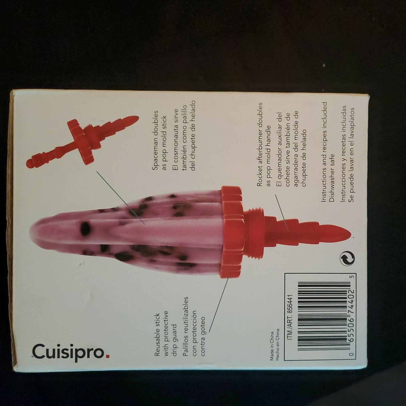 Cuisipro Snap-Fit Rocket Pop Molds, Set of 6 - Fresh Stock Dated February 2026