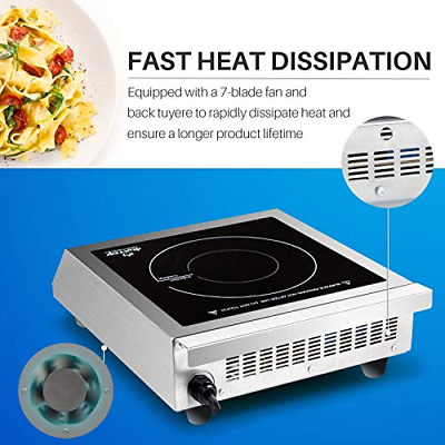 Duxtop Professional Portable Induction Cooktop, Portable, Silver/Black - Fresh Stock Dated February 2026