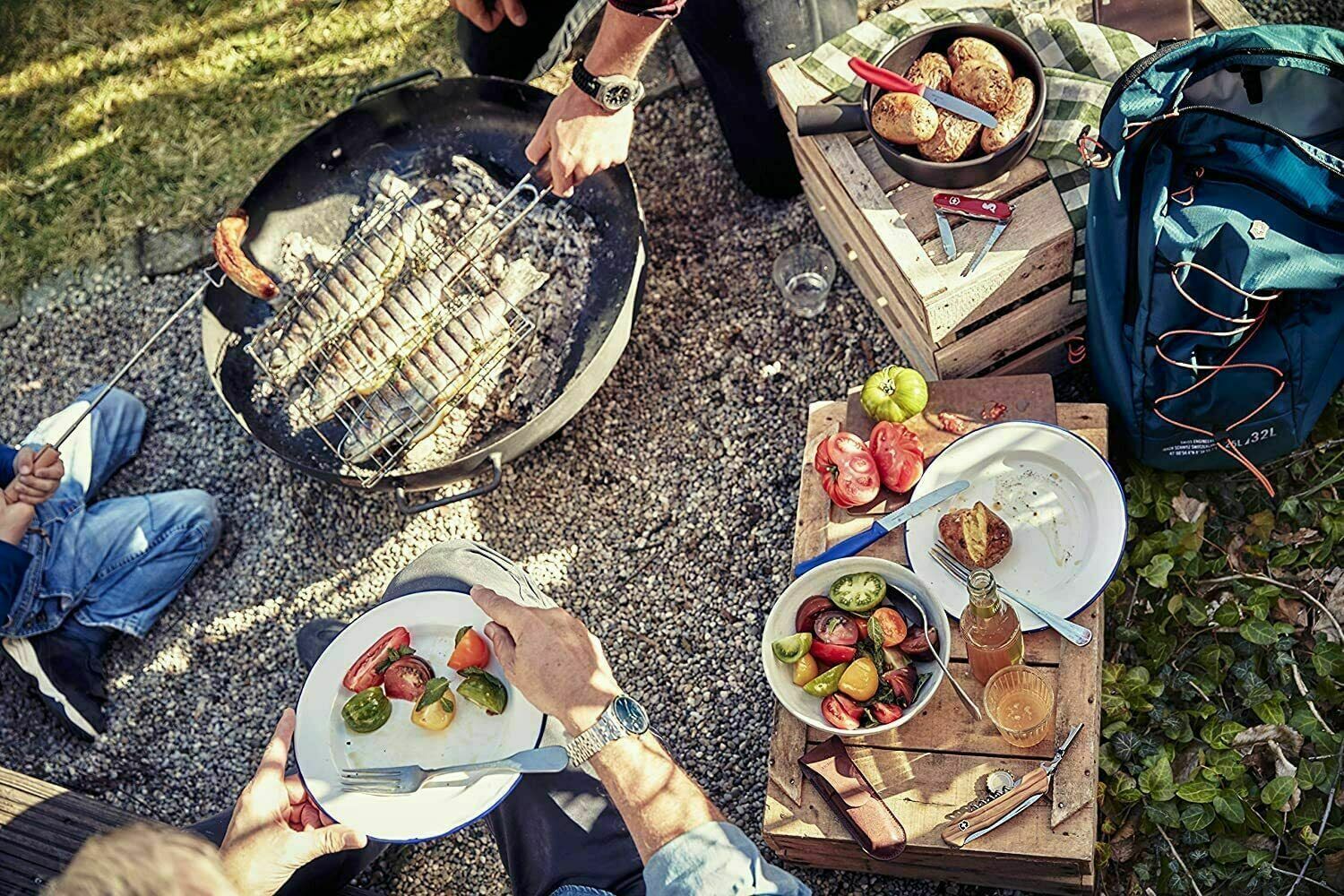 VICTORINOX Swiss Made 4 Inch Blade Kitchen Paring Knife -Serrated With Round Tip - Fresh Stock Dated January 2026