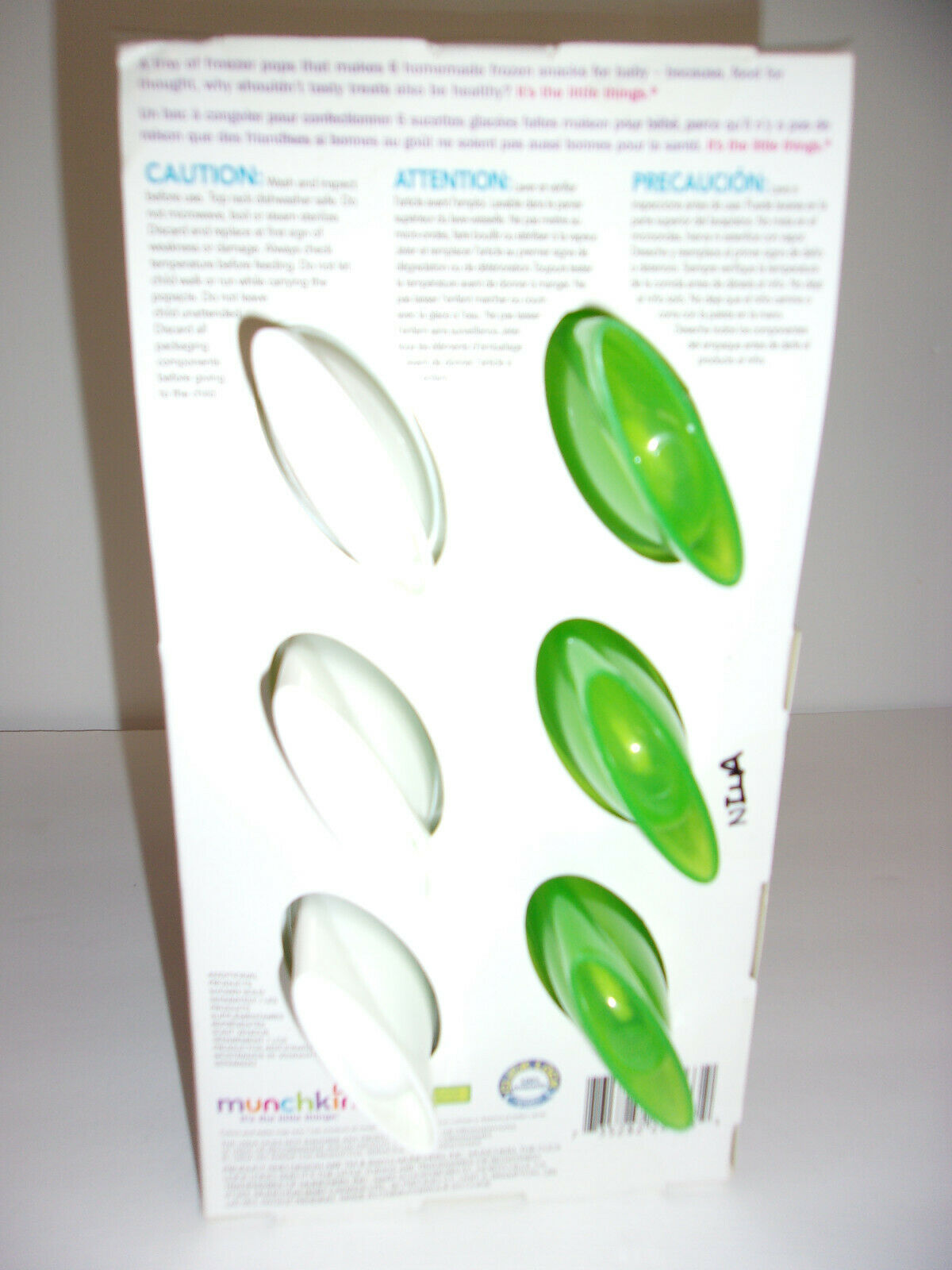 Munchkin ~ 6 Fresh Food Freezer Pops (Healthy Treats Made Easy) New! - Fresh Stock Dated February 2026