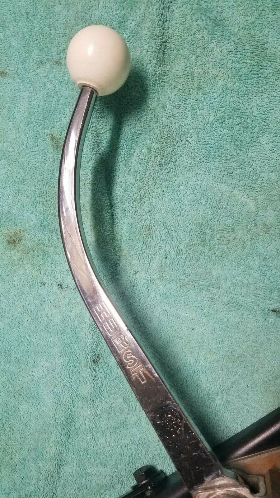 CHEVY 3 SPEED HURST DUAL PATTERN SYNCRO/LOC SHIFTER, MOUNT#1581 HURST STICK&BALL - Fresh Stock Dated December 2025