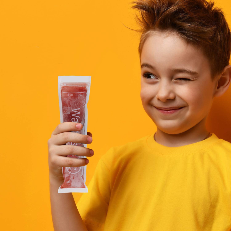 150Pcs Disposable Ice Popsicle Mold Bags Juice & Fruit Smoothies Silicone NEW - Fresh Stock Dated February 2026