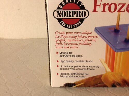 Frozen Ice Pop Maker By Norpro Popsicle Mold - Fresh Stock Dated February 2026