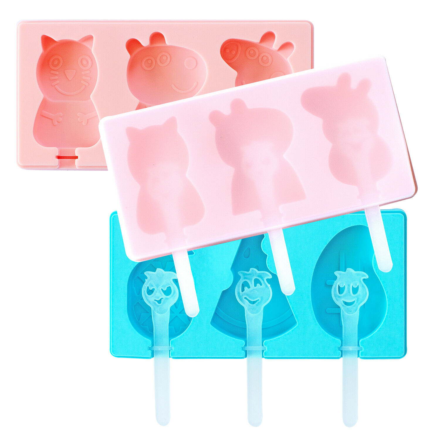 Homemade Popsicle Molds for Kids Silicone Easy Release Frozen Ice Pop Maker Set - Fresh Stock Dated February 2026