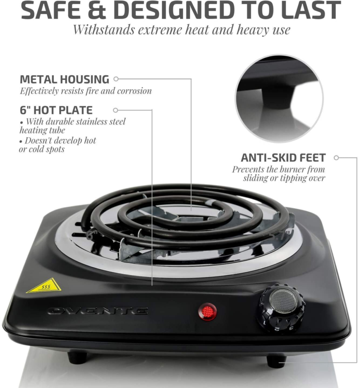 Estufa Electrica Bobina simple 6