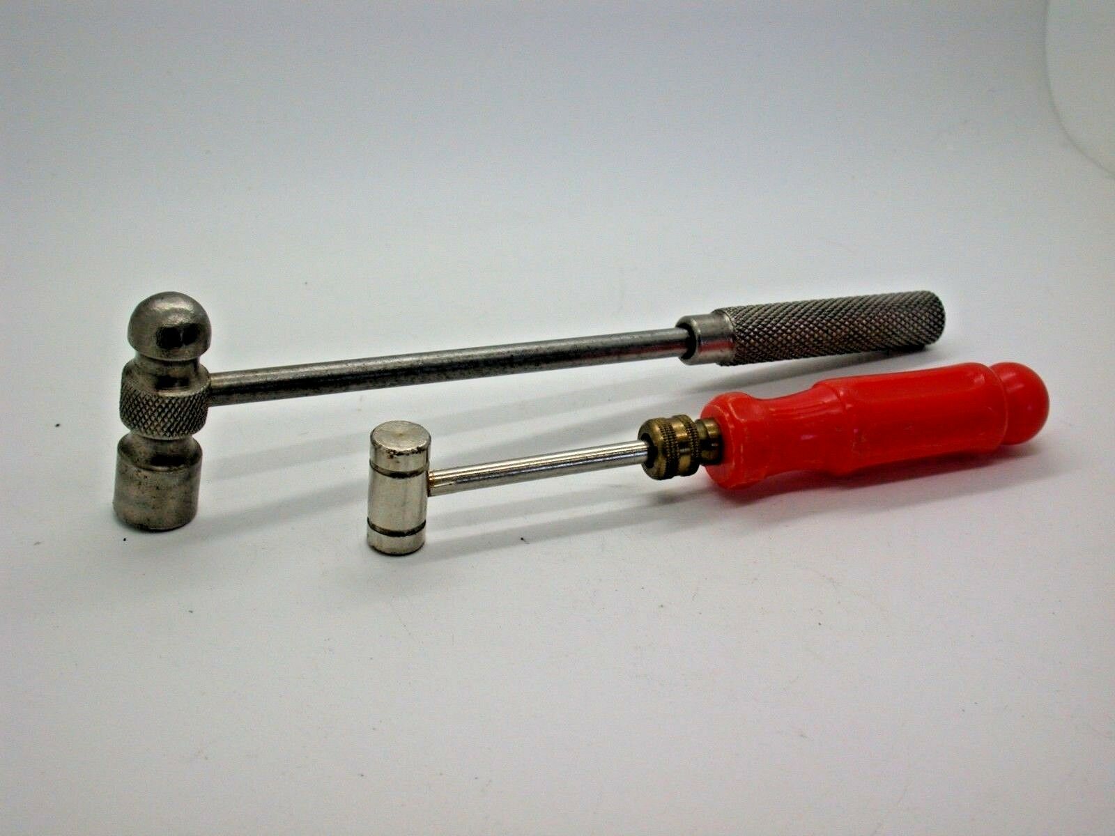 Two Small Bench Hammers of Steel Construction Watch Repair Parts - 8A11 - Fresh Stock Dated December 2025