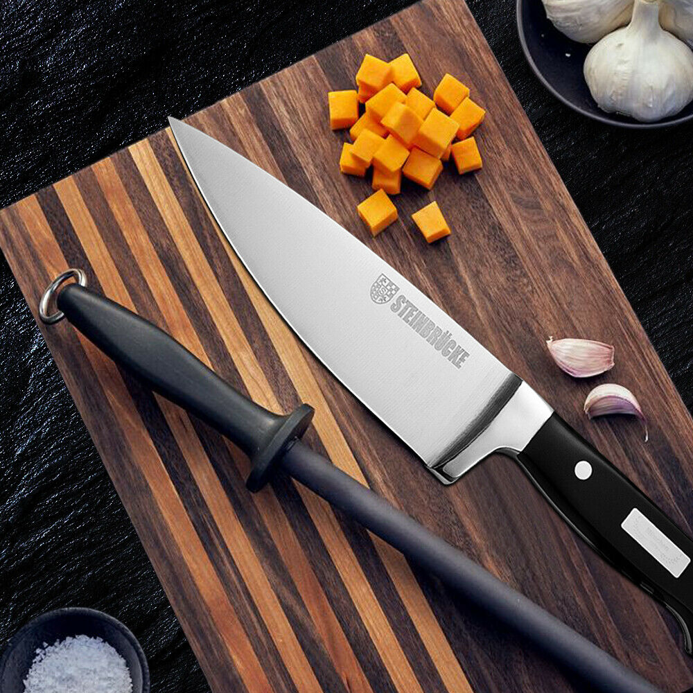 Chef Kitchen Knife Set Professional German Stainless Steel Sharp 6 7 8 10 Inch - Fresh Stock Dated January 2026