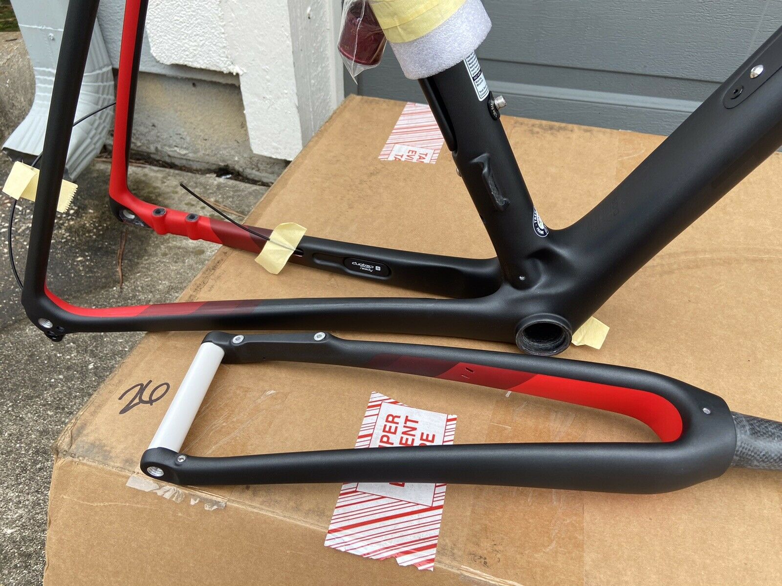 Trek Domane SLR Road Bike Frameset 56cm Carbon Black Disc Brake - Fresh Stock Dated December 2025