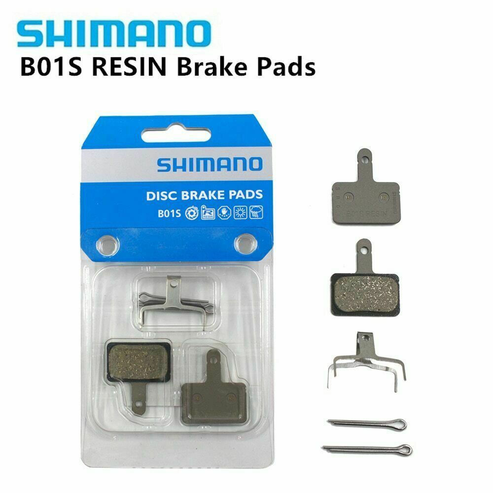 2set Bicyc Shimano B01S Resin Disc Brake Pads for M315 MT200 Acera, Altus, Deore - Fresh Stock Dated December 2025
