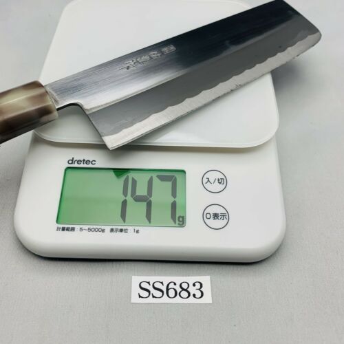 <Used> Japanese Chef's Kitchen Knife 祐豊 Nakiri 155/300 From Japan SS683 - Fresh Stock Dated January 2026