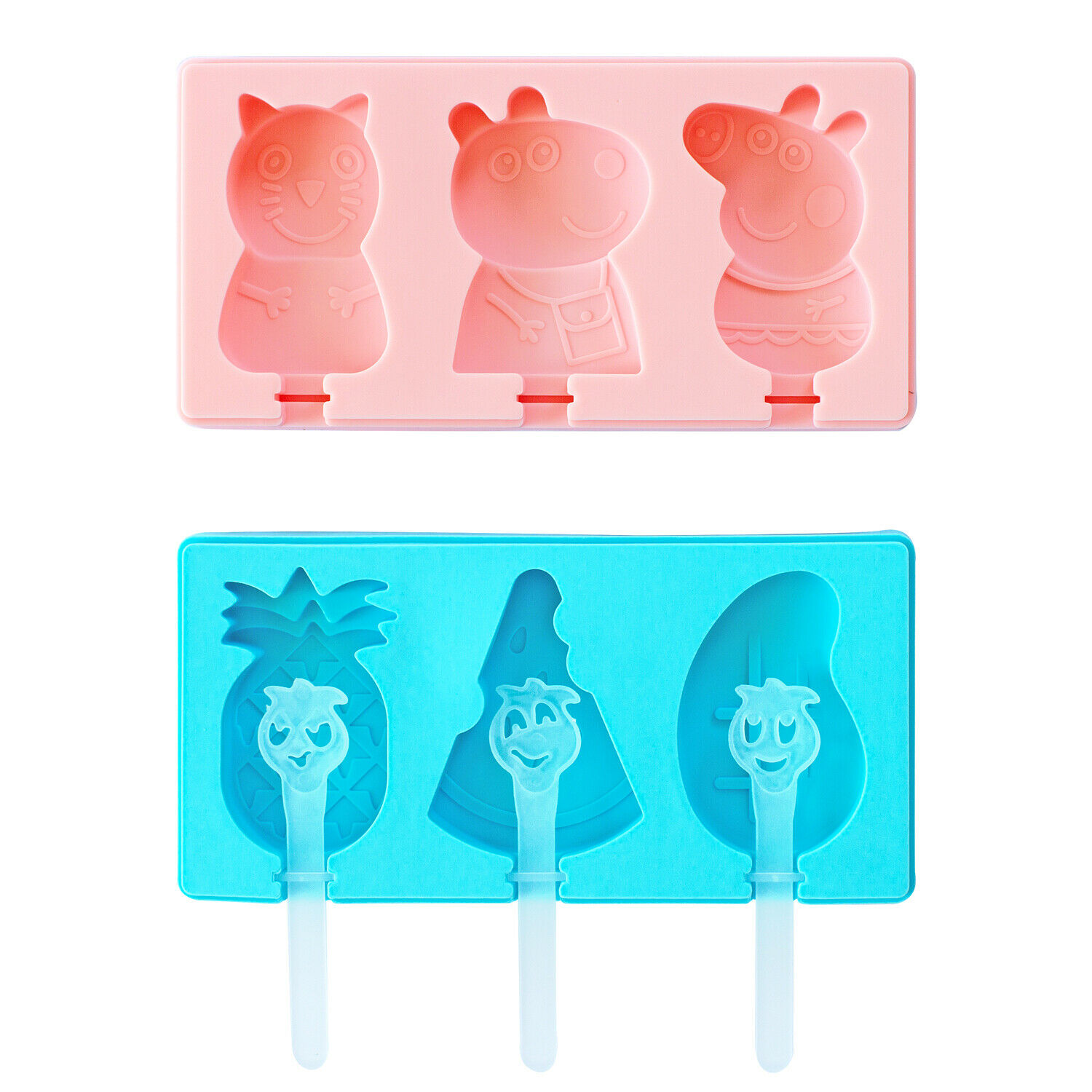 Homemade Popsicle Molds for Kids Silicone Easy Release Frozen Ice Pop Maker Set - Fresh Stock Dated February 2026