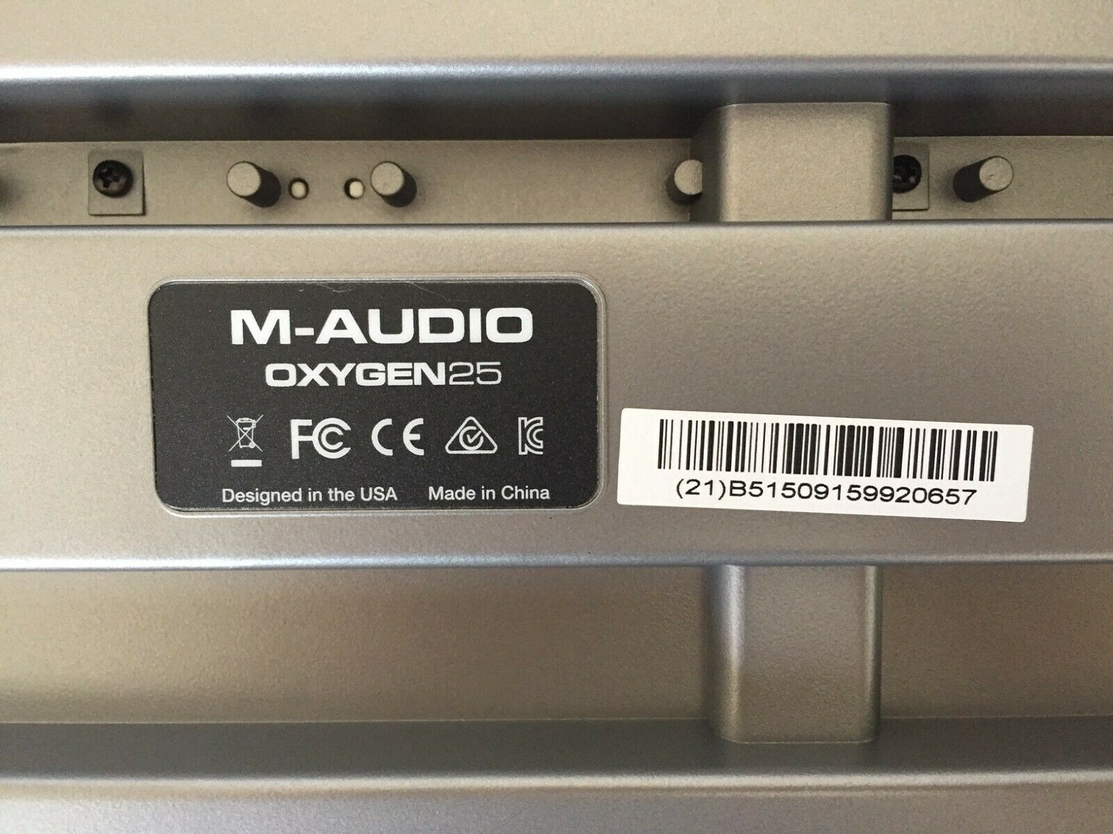 M-Audio Oxygen 25 - USB MIDI Keyboard Controller Excellent! - Fresh Stock Dated December 2025
