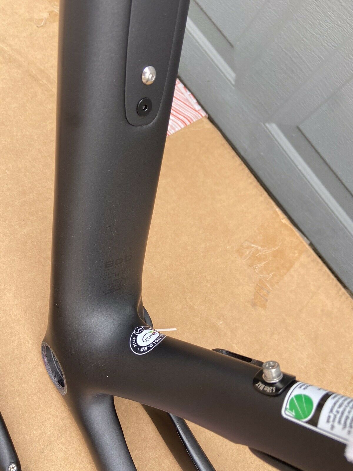 Trek Domane SLR Road Bike Frameset 56cm Carbon Black Disc Brake - Fresh Stock Dated December 2025