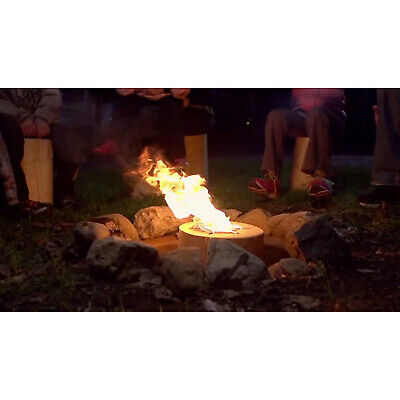 TimberTote Large 12x8 Inch One Log Campfire Camping Cooking Camp Fire Wood Log - Fresh Stock Dated December 2025