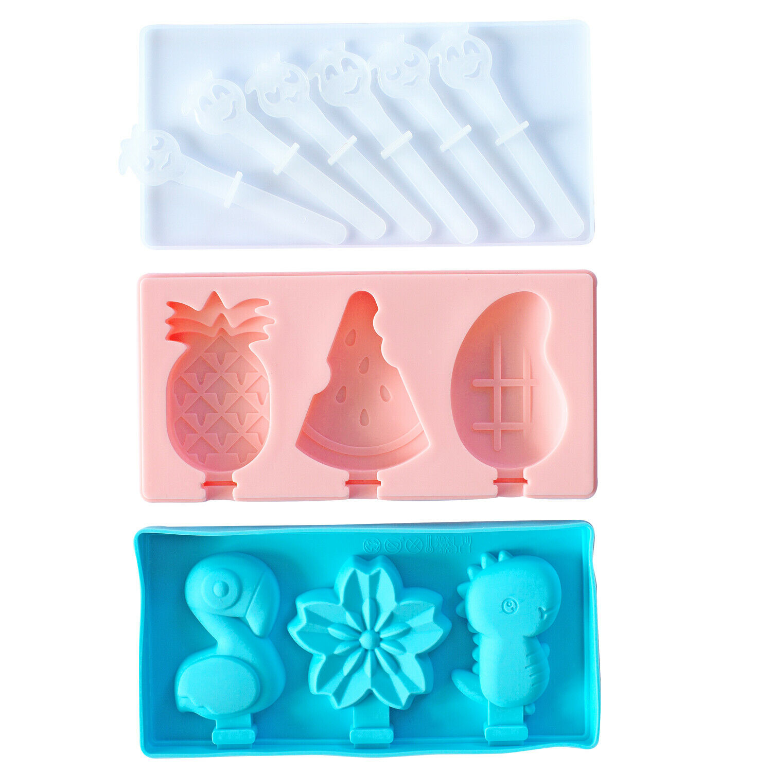 Homemade Popsicle Molds for Kids Silicone Easy Release Frozen Ice Pop Maker Set - Fresh Stock Dated February 2026