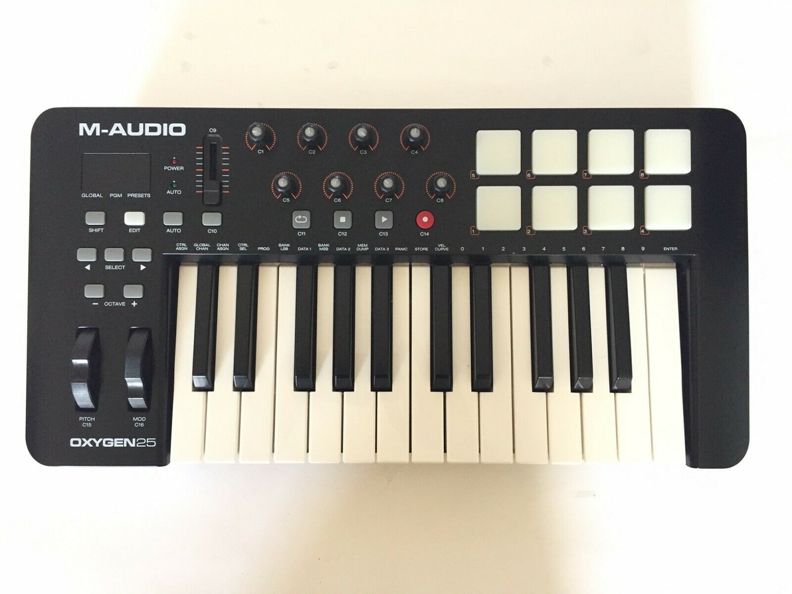 M-Audio Oxygen 25 - USB MIDI Keyboard Controller Excellent! - Fresh Stock Dated December 2025
