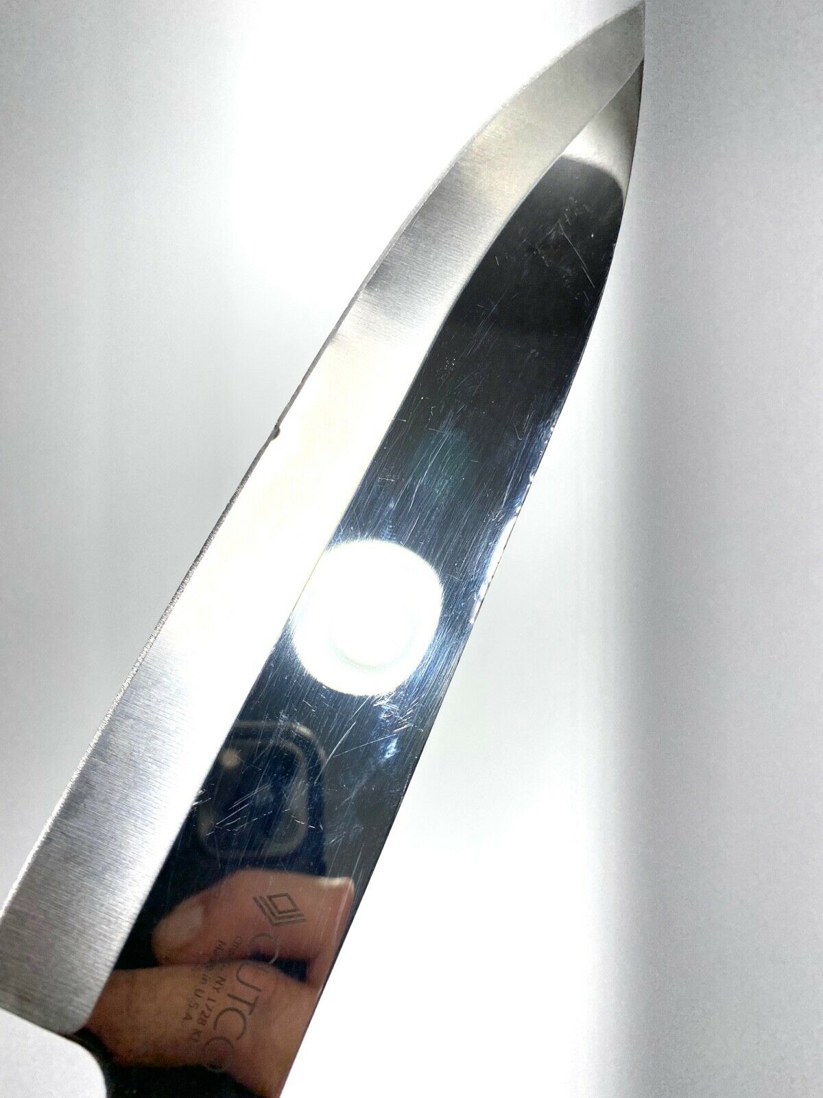 Cutco 1728 KI Butcher Knife DAMAGED Brown & Orange Marbled Handle - Fresh Stock Dated January 2026