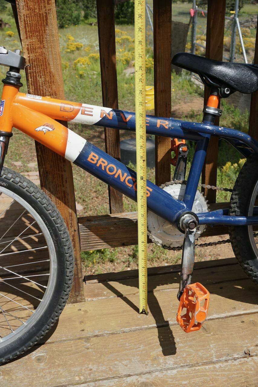 OLD SCHOOL VINTAGE FREESTYLE BMX DENVER BRONCOS NFL BIKE BICYCLE BEEFY FRAME - Fresh Stock Dated January 2026
