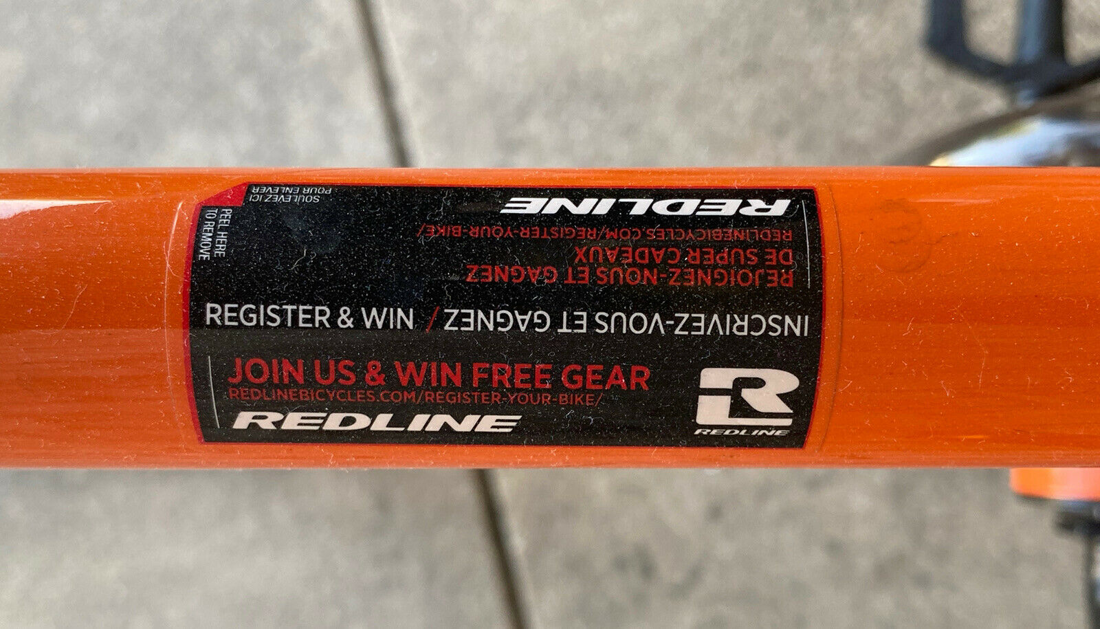 2018 Redline RIVAL 20 Orange Color Great Shape 19” Frame - Fresh Stock Dated January 2026