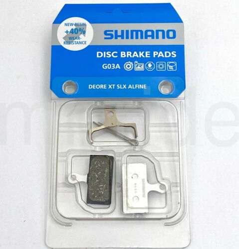1Pr Shimano G03A Bike Disc Brake Pads Fit XTR XT BR-M8000/M785 SLX Deore ALFINE - Fresh Stock Dated December 2025