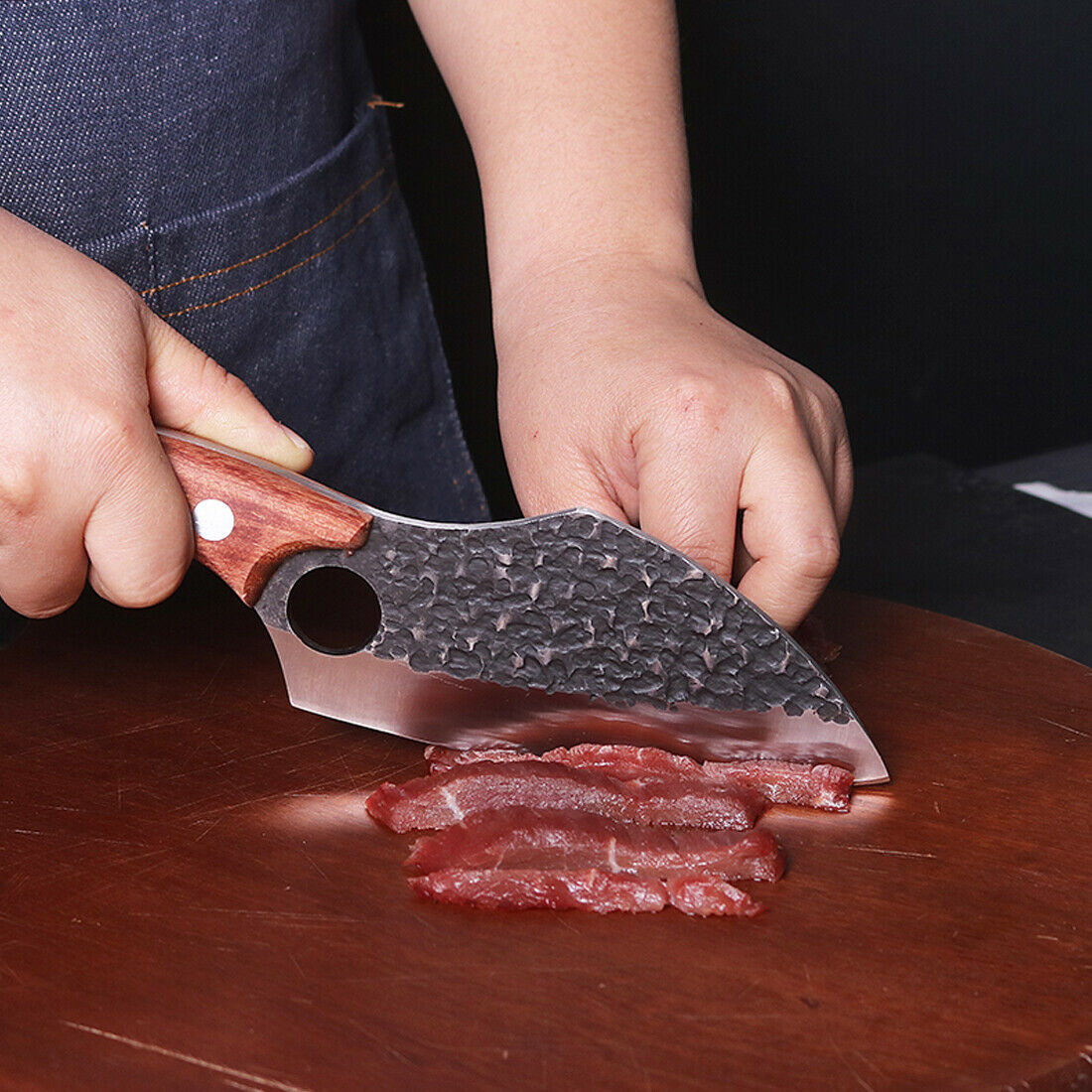 Serbian Forged Chef Knife Kitchen Butcher Boning Cleaver Slicing Hunting Knife - Fresh Stock Dated January 2026