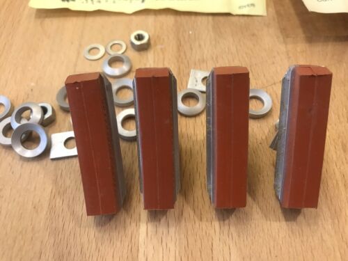 NOS 4 BMX SCOTT MATHAUSER SUPERBRAKE Threaded Post Finned Brake Pads w/extrasMG5 - Fresh Stock Dated December 2025