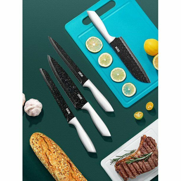 Knife Set Sharp Stainless Steel Professional Chef Cutlery Steak Kitchen Knives - Fresh Stock Dated February 2026