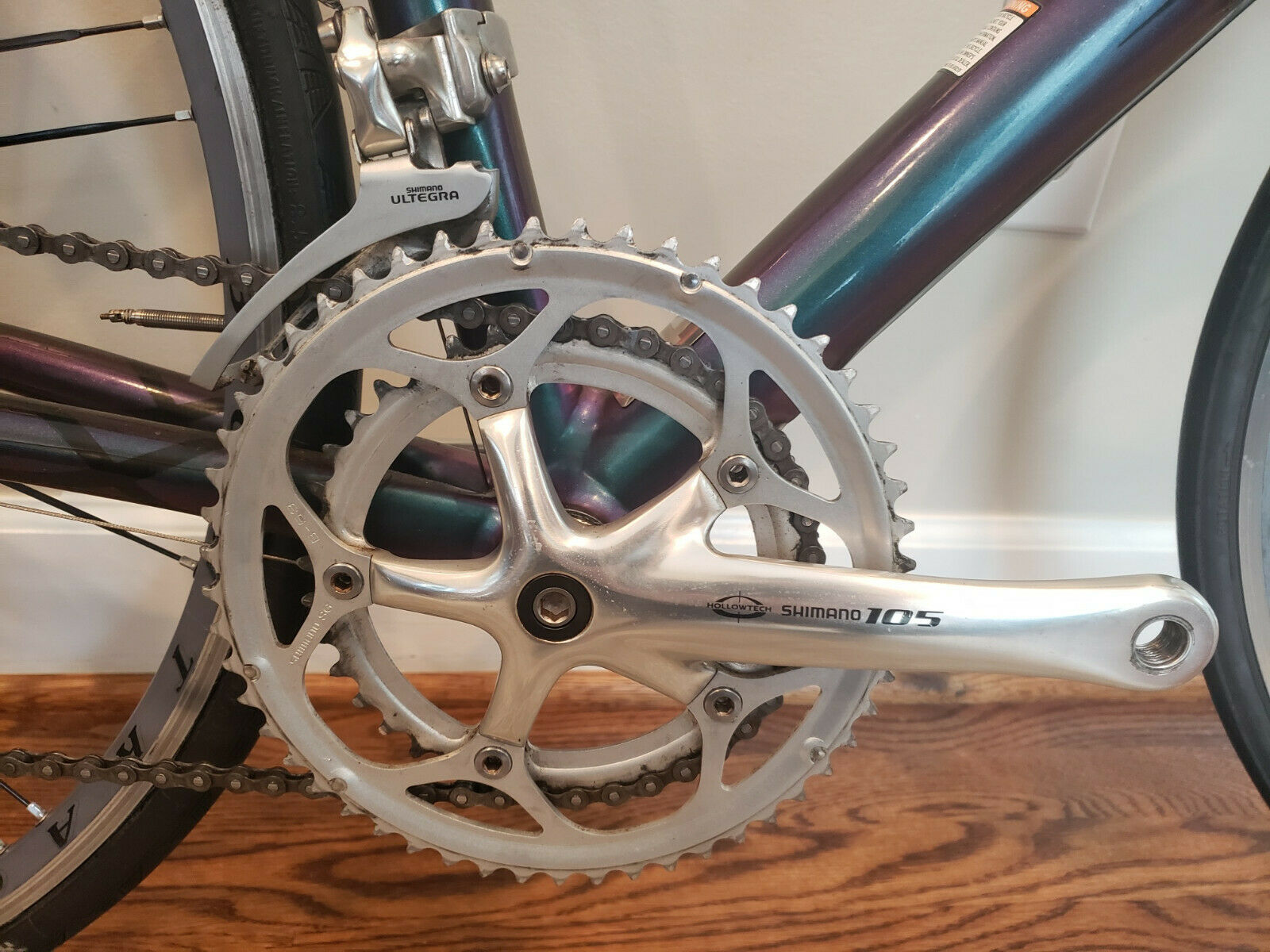 2003 Klein Q Carbon Race 55 cm Road Bike Ultegra/105 Purple Haze Colorshift USA - Fresh Stock Dated December 2025