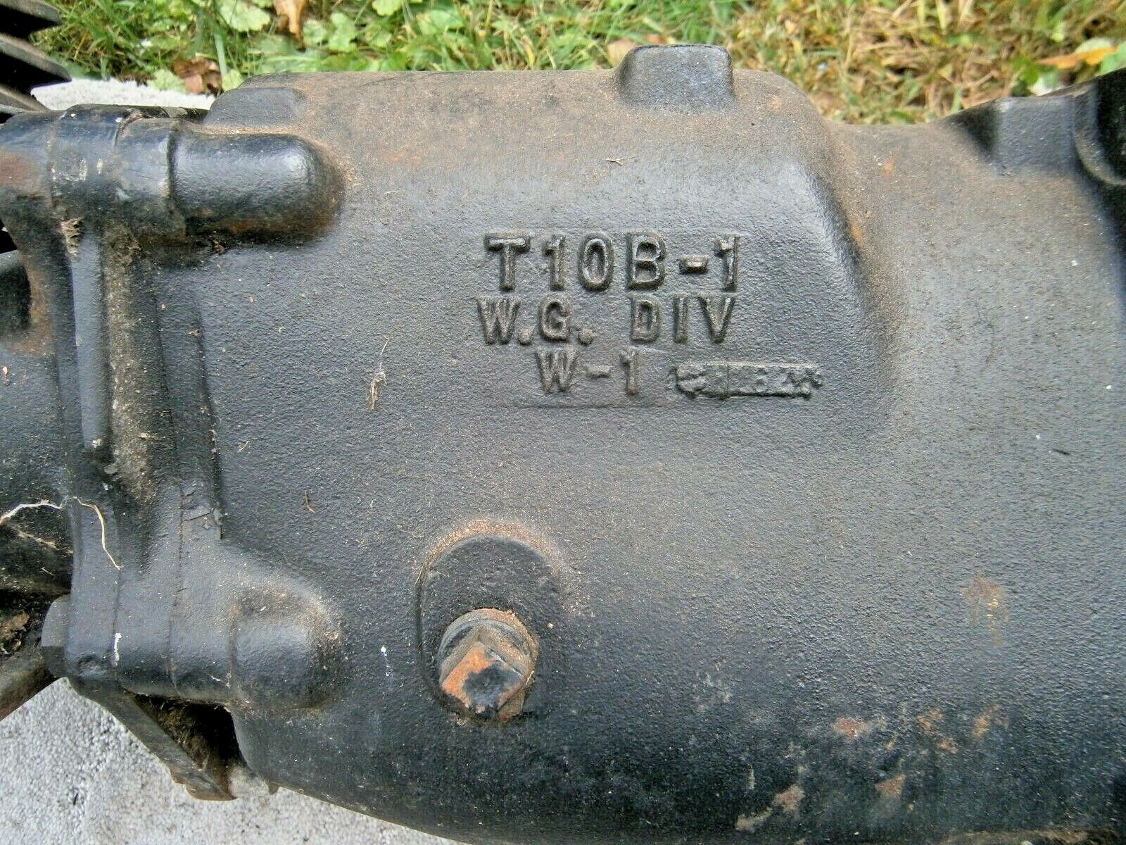 1961 1962 1963 1964 Ford Borg Warner T-10 4 Speed Transmission & Hurst Shifter - Fresh Stock Dated December 2025