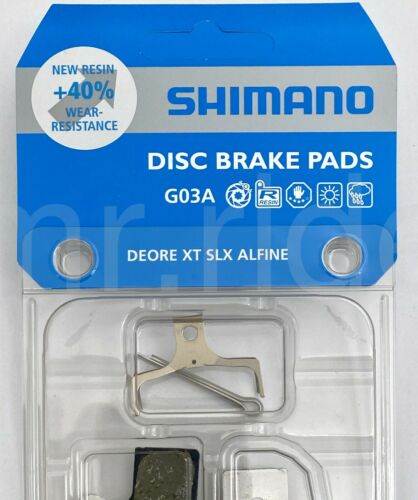 1Pr Shimano G03A Bike Disc Brake Pads Fit XTR XT BR-M8000/M785 SLX Deore ALFINE - Fresh Stock Dated December 2025