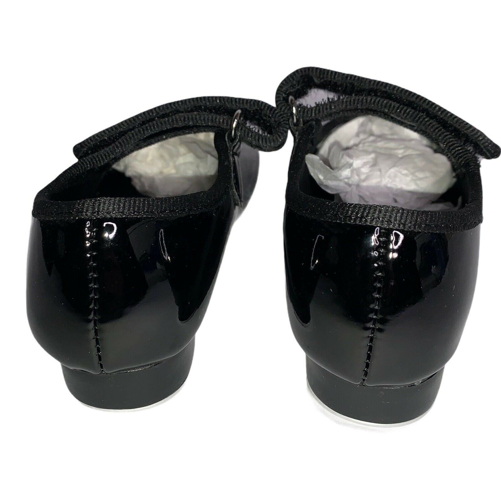 Mary Jane Girls Size 6.5 Black Patent Tap Shoes - Fresh Stock Dated December 2025