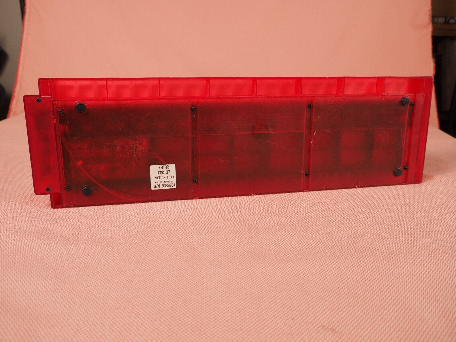 Fatar Studio CMK 37 MIDI keyboard controller Translucent Red - Fresh Stock Dated December 2025