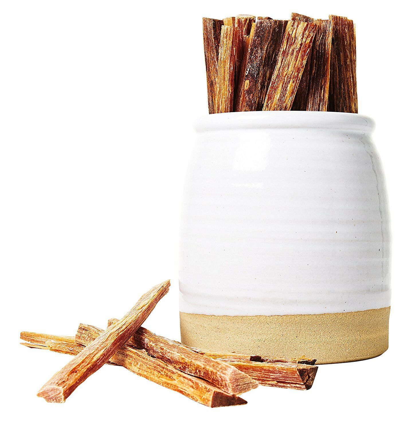 Brand New Farmhouse Pottery Beehive fatwood crock and bag - Fresh Stock Dated December 2025