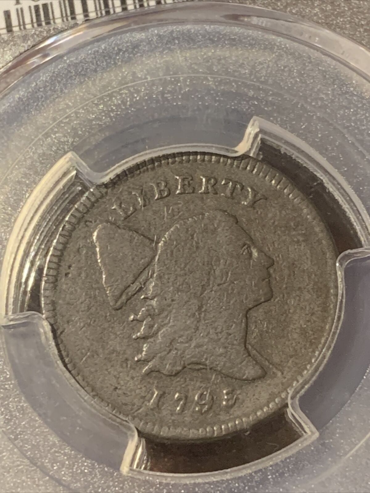 1795 Liberty Cap Flowing Hair Half Cent 1/2C - PCGS F DETAILS ~ LETTERED EDGE - Fresh Stock Dated December 2025