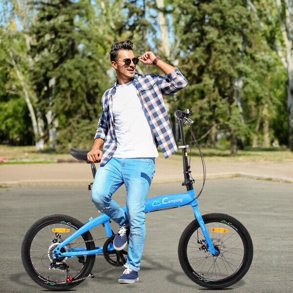 20 In High Carbon Steel Bearing 100kg 7 Speed Foldable Adult Leisure Bicycle - Fresh Stock Dated January 2026