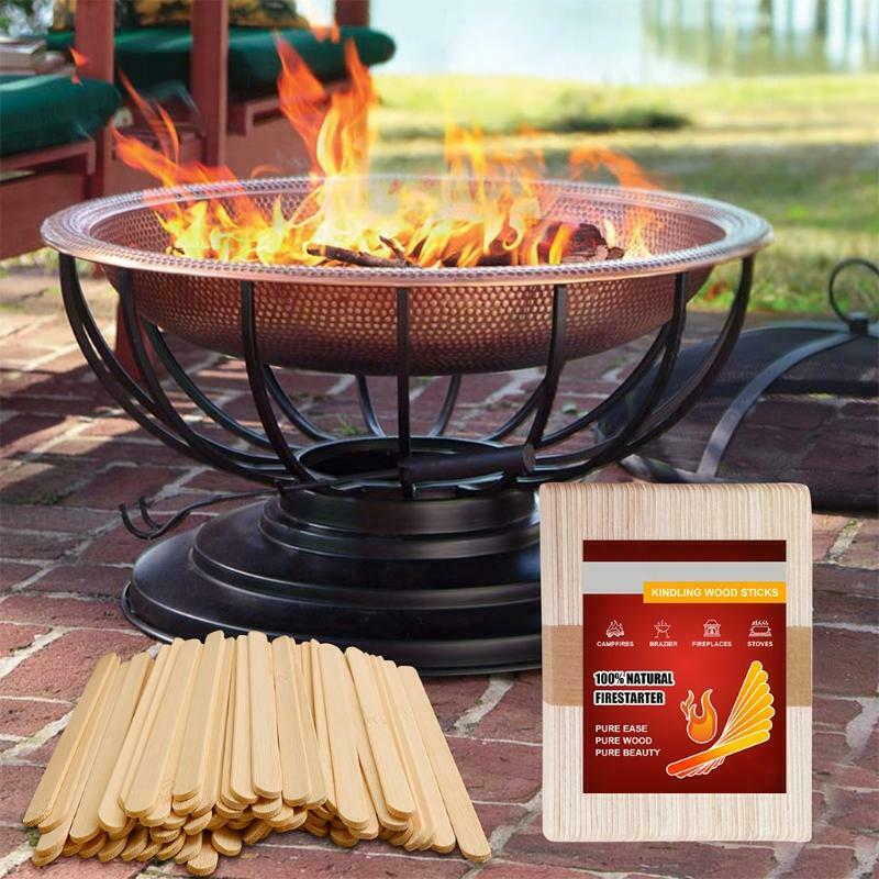 Wood Firestarter Sticks 500Pcs for Wood Stoves Fireplaces Burning Fire Starter - Fresh Stock Dated January 2026