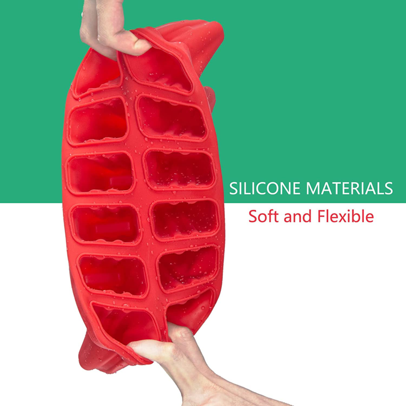 Miaowoof Homemade Popside Mold, 12 PCS Ice Pop Molds, Reusable Popsicle Molds Si - Fresh Stock Dated February 2026