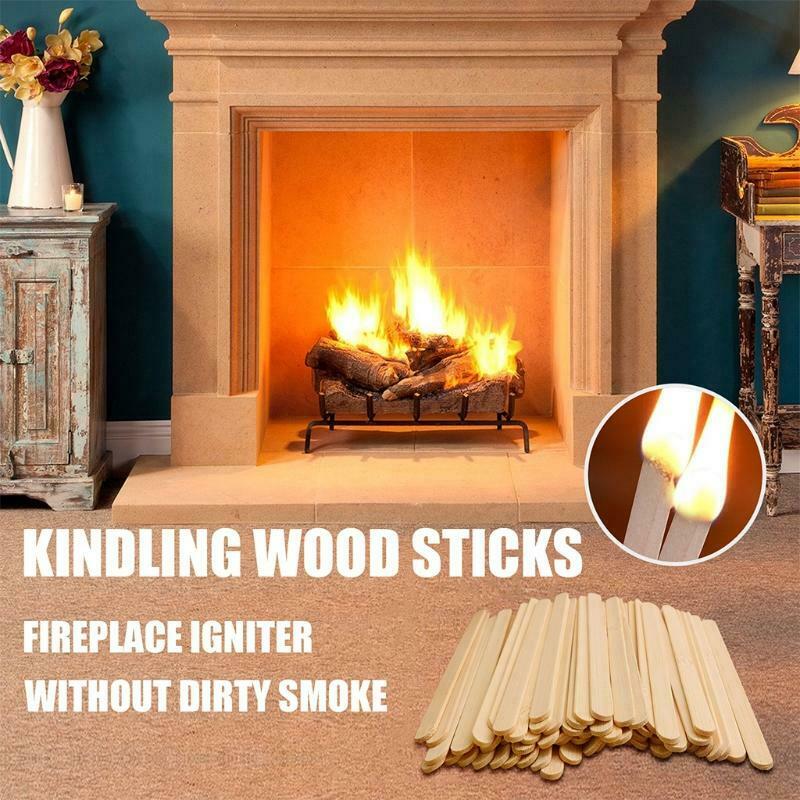 Wood Firestarter Sticks 500Pcs for Wood Stoves Fireplaces Burning Fire Starter - Fresh Stock Dated January 2026