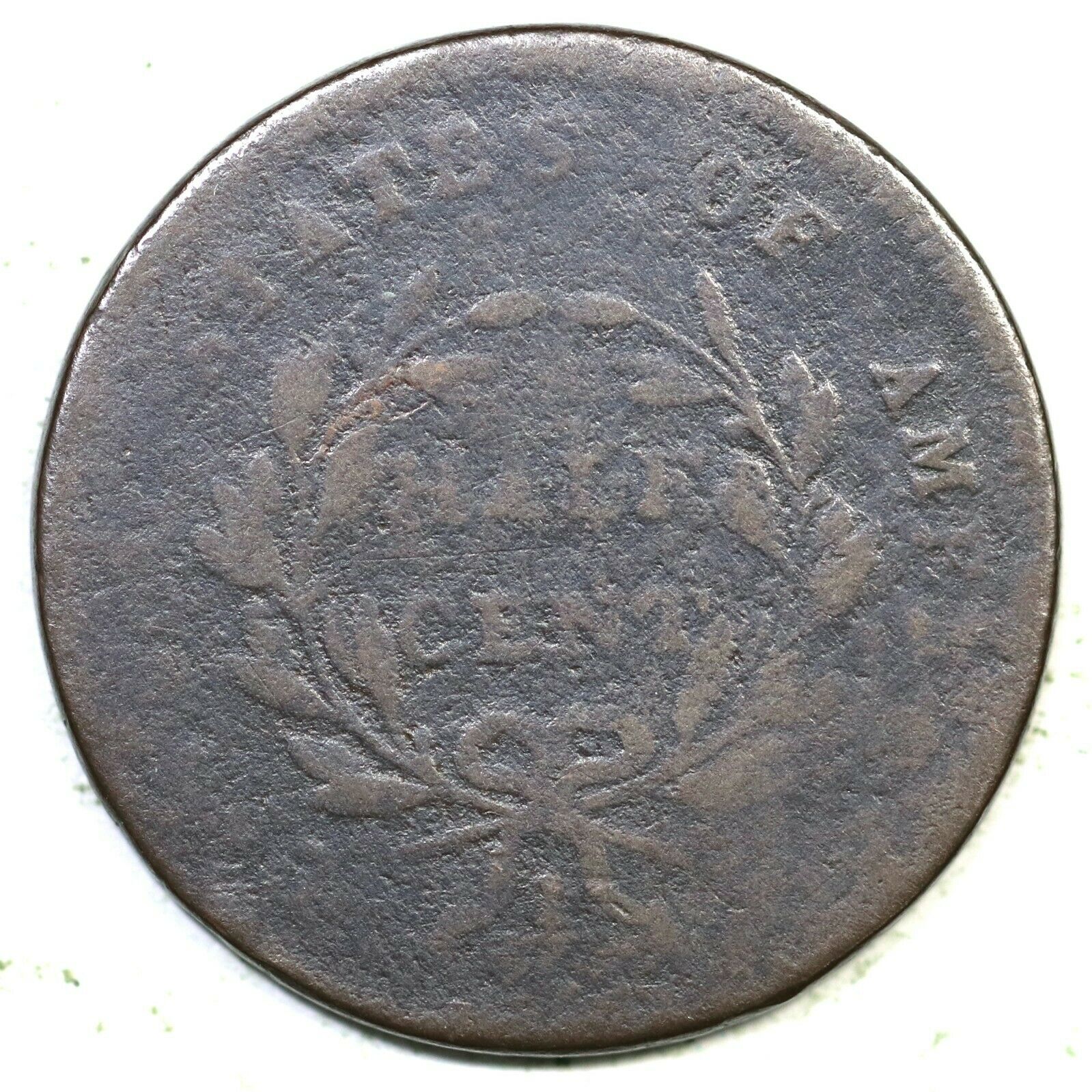 1797 C-1 R-2 1 over 1 Liberty Cap Half Cent Coin 1/2c - Fresh Stock Dated December 2025