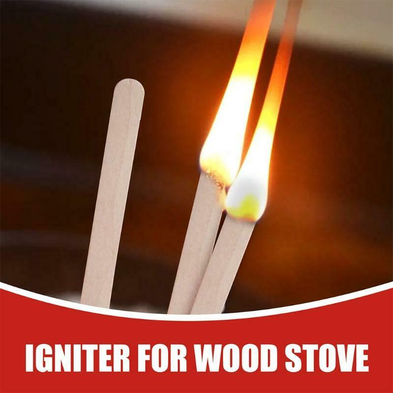 Wood Firestarter Sticks 500Pcs for Wood Stoves Fireplaces Burning Fire Starter - Fresh Stock Dated January 2026