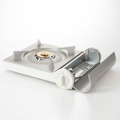 MUJI Portable cooking gas stove Aluminum die-cast RK-2 White MoMA - Fresh Stock Dated February 2026