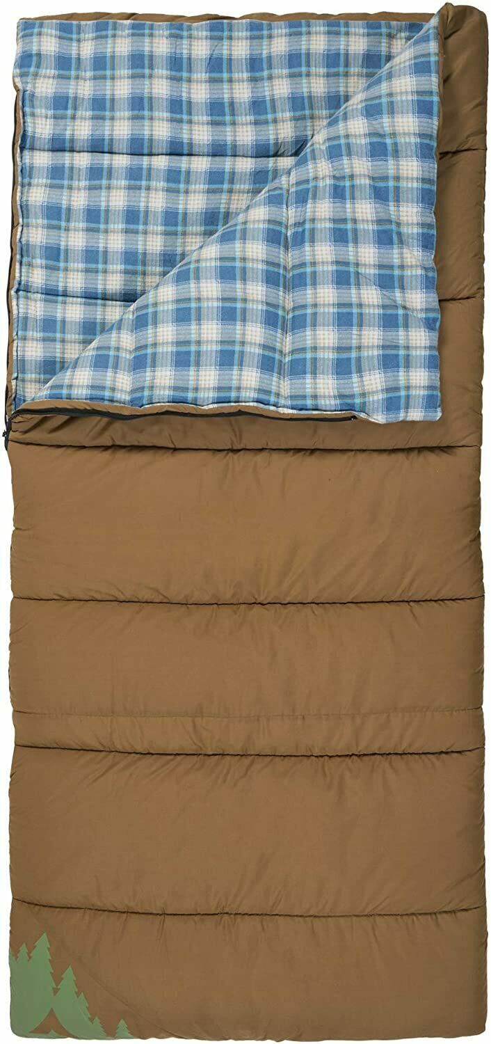 TETON Sports Evergreen Canvas Sleeping Bag; Warm and Comfortable Sleeping Bag - Fresh Stock Dated February 2026