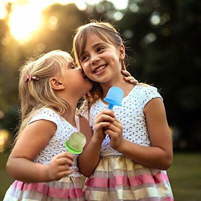 Silicone Popsicle Mold For Kids, Ice Pop Molds with Plastic Sticks & 1 Red - Fresh Stock Dated February 2026