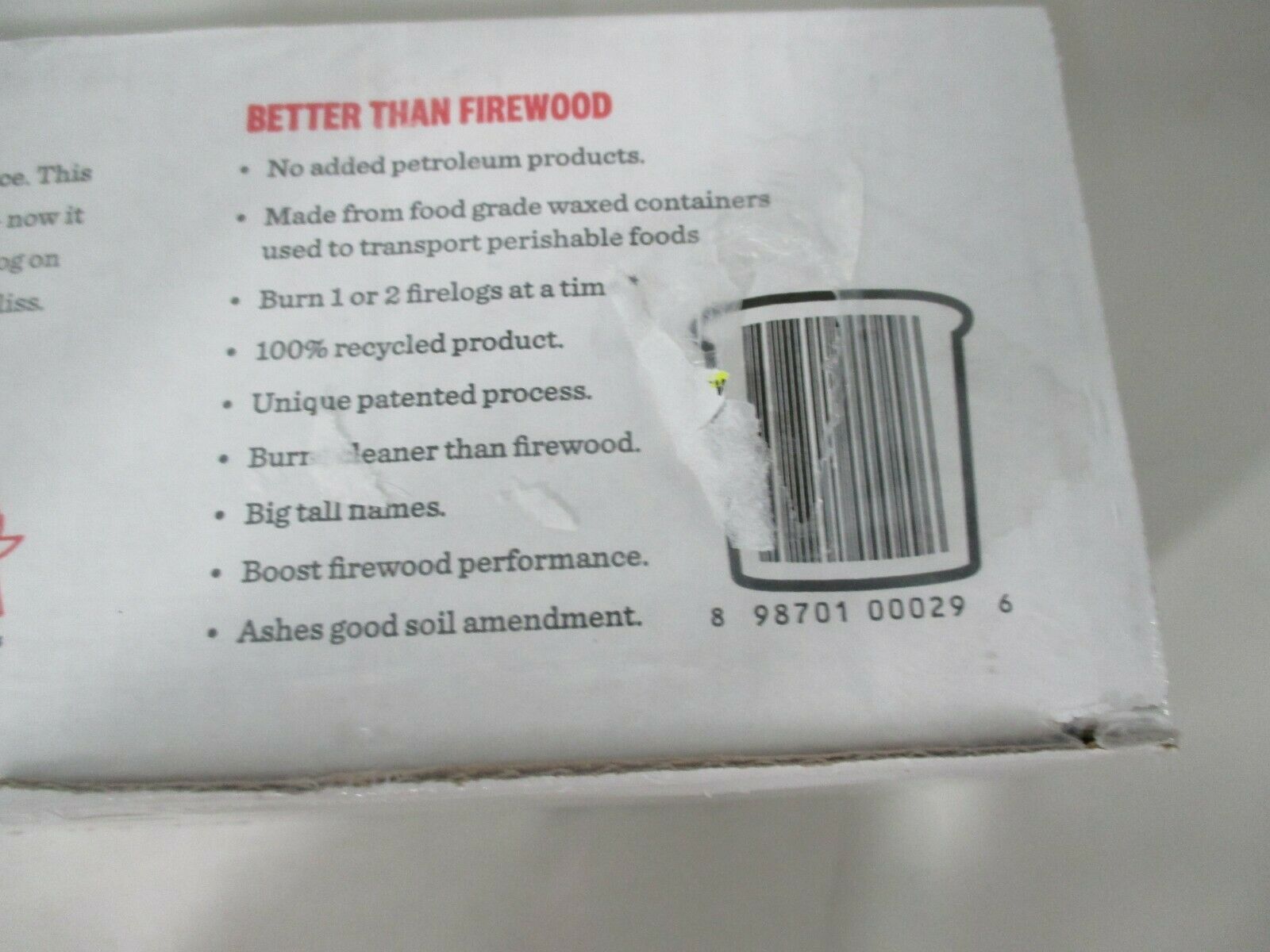 KFC Fire Log Kentucky Fried Chicken 11 Herbs Spices Enviro Log USA New Sealed - Fresh Stock Dated December 2025