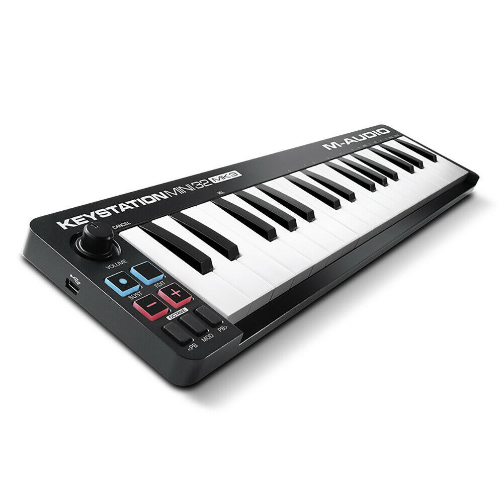 M-Audio Keystation Mini 32 MK3 32 Key USB Keyboard Controller w/ Pro Tools First - Fresh Stock Dated December 2025