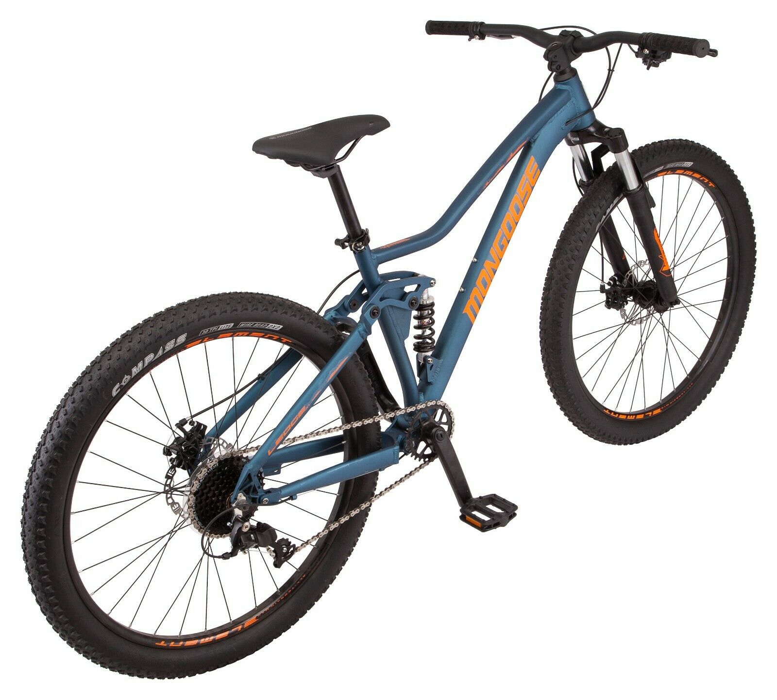 Mongoose Ledge Mountain Bike, 7 Speeds, 27.5 In. Wheels, Teal - Fresh Stock Dated December 2025