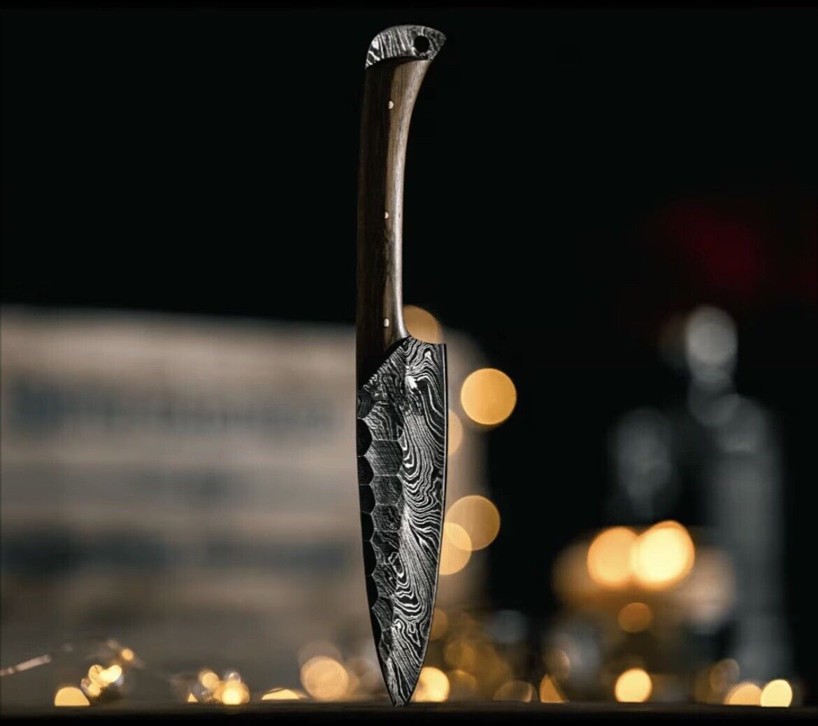 Custom Handmade FORGED DAMASCUS STEEL CHEF KNIFE Set Kitchen Knives Cutlery - Fresh Stock Dated February 2026