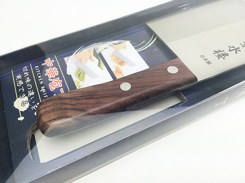 Japanese Keisuirou Chinese Kitchen Chef's Knife Chukagai AKI0601 Made in JAPAN - Fresh Stock Dated February 2026