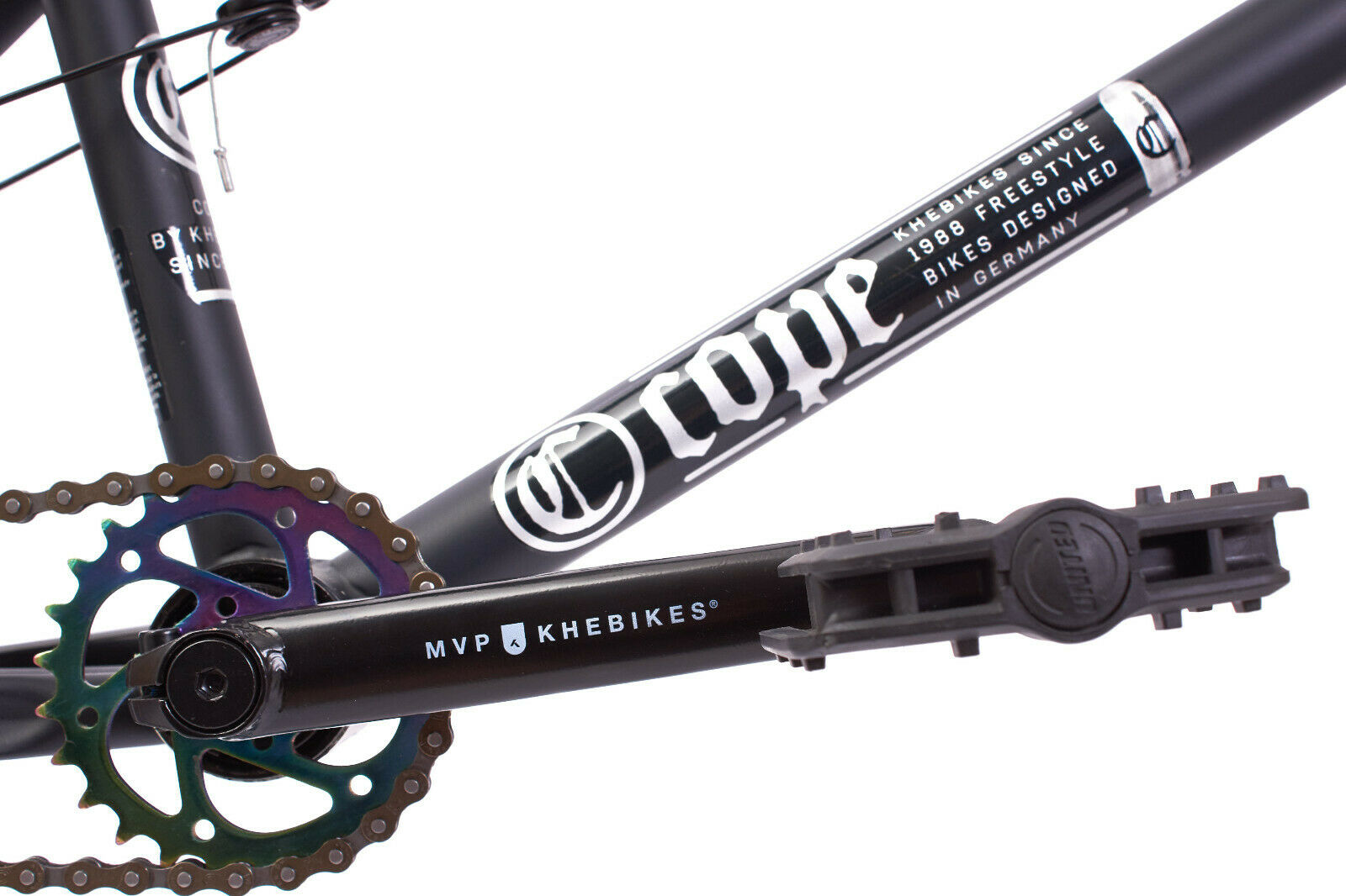 KHE BMX Bike COPE Am Black 20 Inches Affix 360° Rotor Only 24lbs - Fresh Stock Dated January 2026