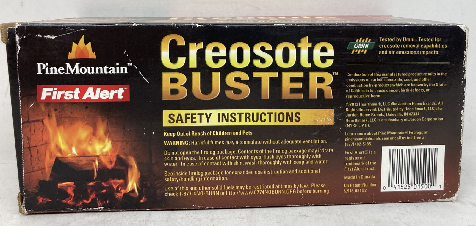 Pine Mountain Firelog Creosote Buster  3.5 lbs chimney cleaner New In Box - Fresh Stock Dated January 2026